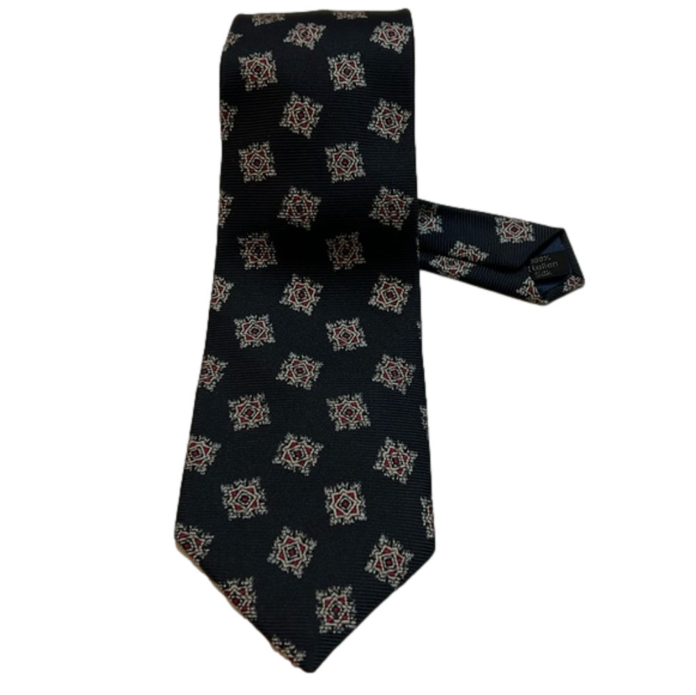 Mario Valentino Men's 100% Italian Silk Tie Classic Tie